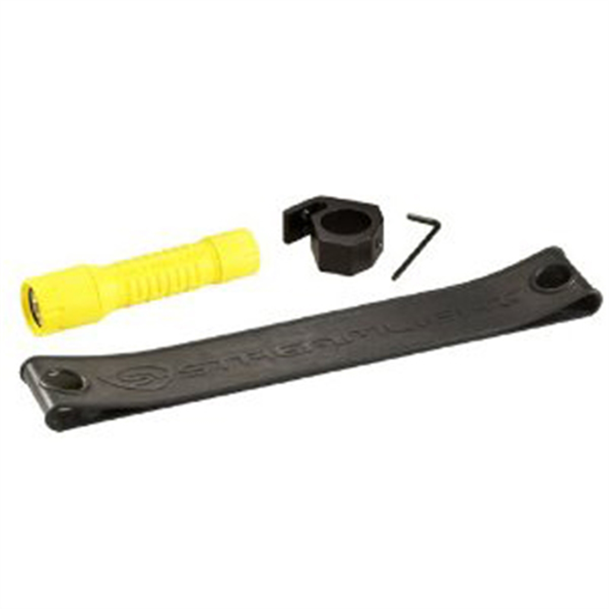 Streamlight 600 Lumen PolyTac Helmet Lighting Kit Flashlight - Includes helmet mount, rubber helmet strap and (2) CR123A lithium batteries - Clam - Yellow - B2B Diesel & Gas Service