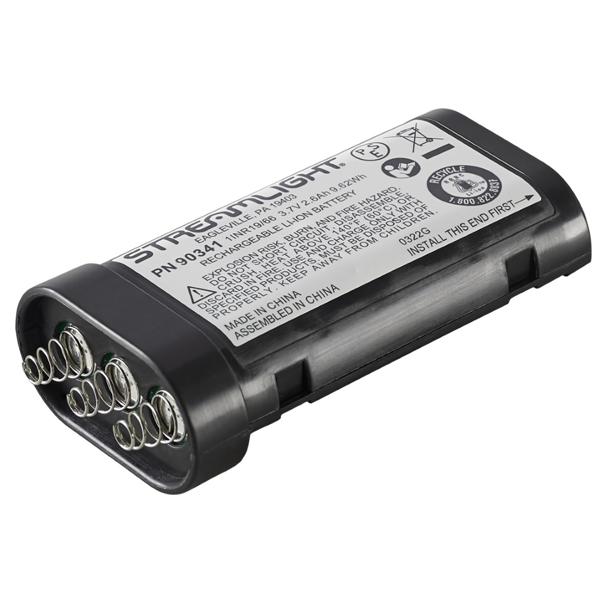 Streamlight Li-ion Battery Pack for Survivor X Div 1 Flashlight - B2B Diesel & Gas Service