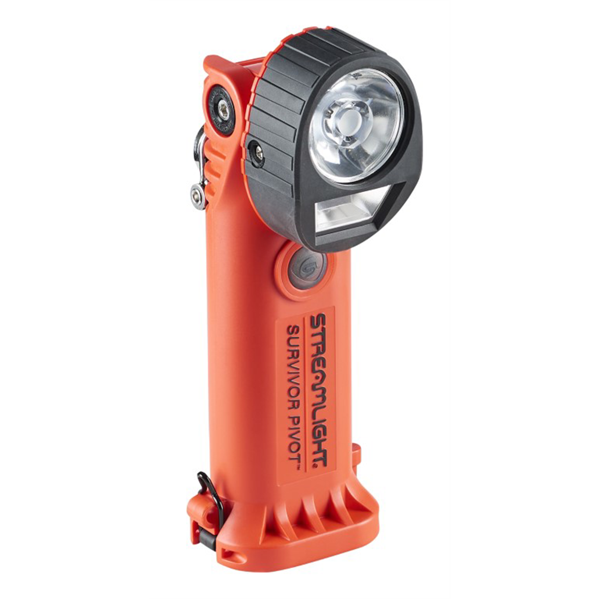 Streamlight Survivor Pivot USB Dual-Beam Articulating Flashlight, Orange - B2B Diesel & Gas Service