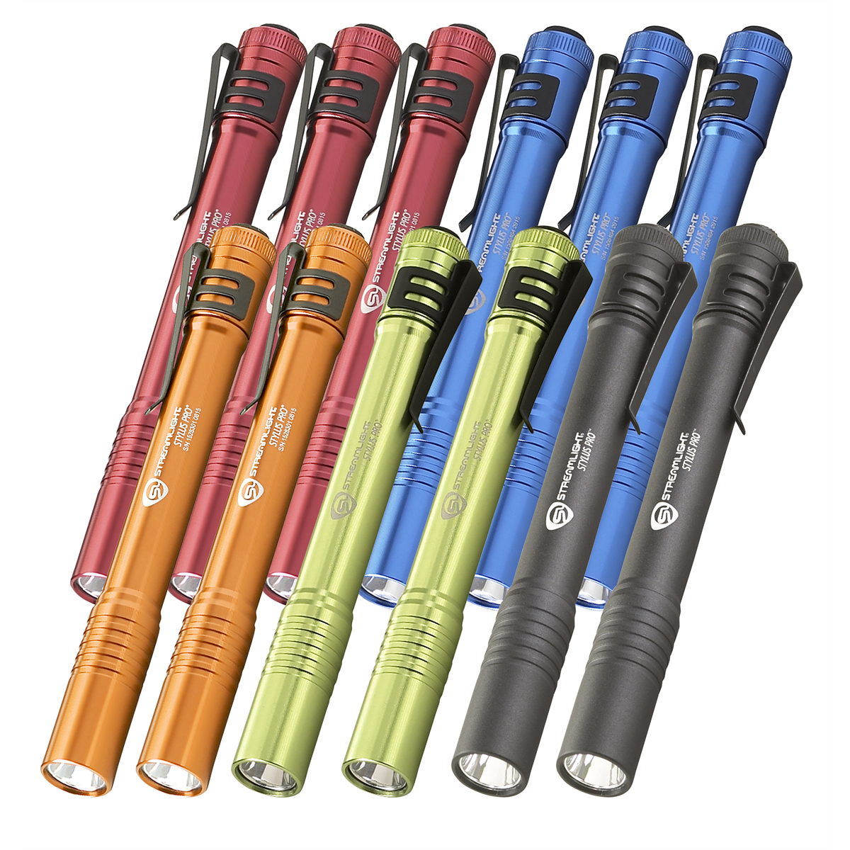 Streamlight Stylus Pro LED 100 Lumen Penlight - Assorted Colors - 12 Pack - B2B Diesel & Gas Service