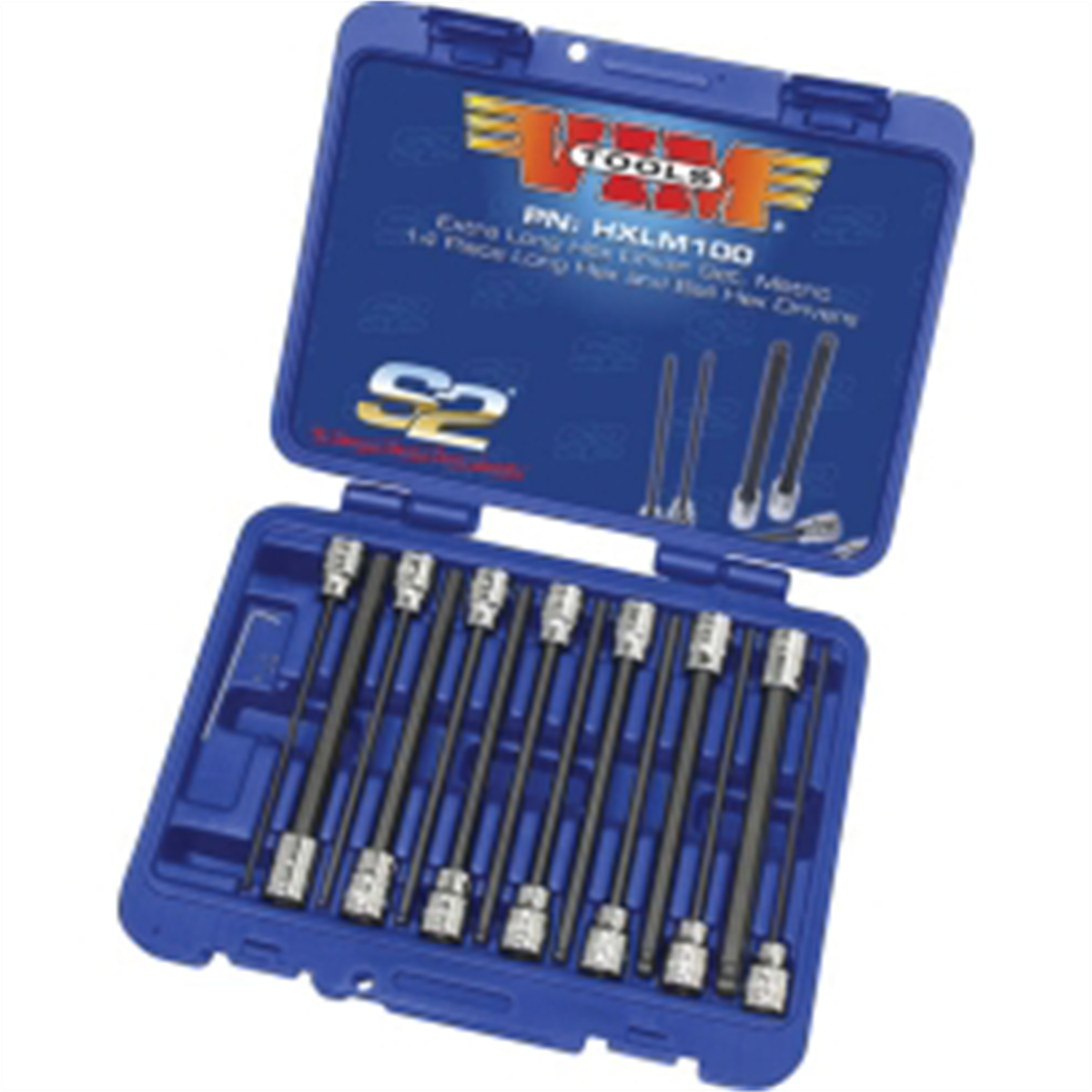 VIM Tools Long Hex Driver Set Inch,14 Pc VIMHXL100 – B2B Diesel & Gas ...