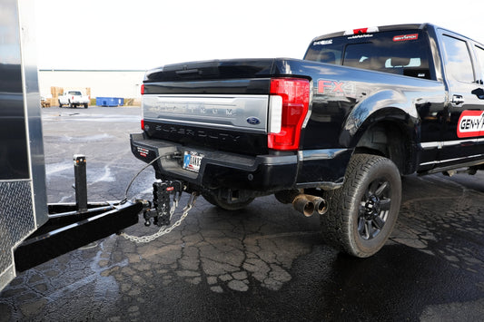 PHANTOM-X 2.5" Solid Shank 7.5" Drop 1.6K TW 16K Hitch & GH-051 Dual-Ball Mount GH-2414X - B2B Diesel and Gas Service