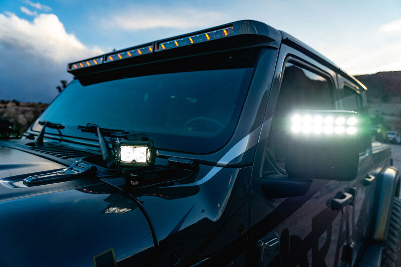 Oracle Jeep Wrangler JL/Gladiator JT Integrated Windshield LED Light Bar System - B2B Diesel & Gas Service