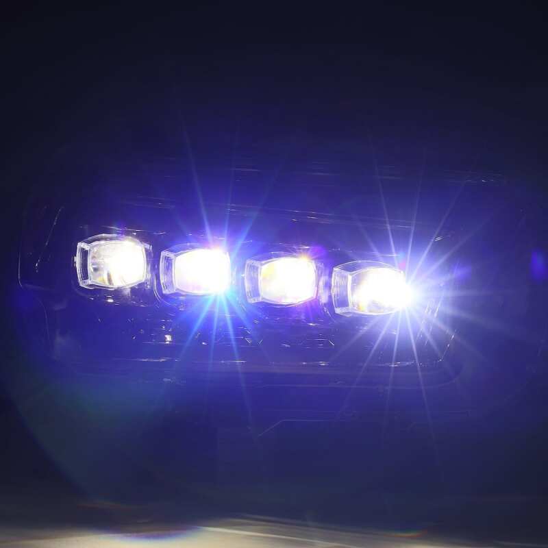 AlphaRex 10-13 Toyota 4Runner NOVA LED Proj Headlights Plank Style Alpha Black w/Seq Signal/DRL - B2B Diesel & Gas Service