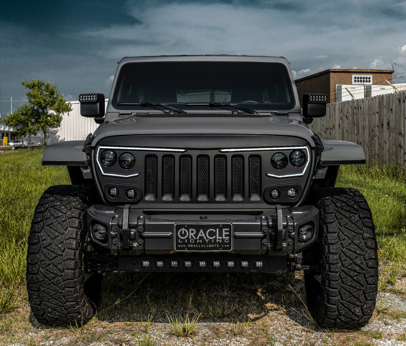 ORACLE Lighting 2019+ Jeep Wrangler JL Skid Plate w/ Integrated LED Emitters - Clear - B2B Diesel & Gas Service