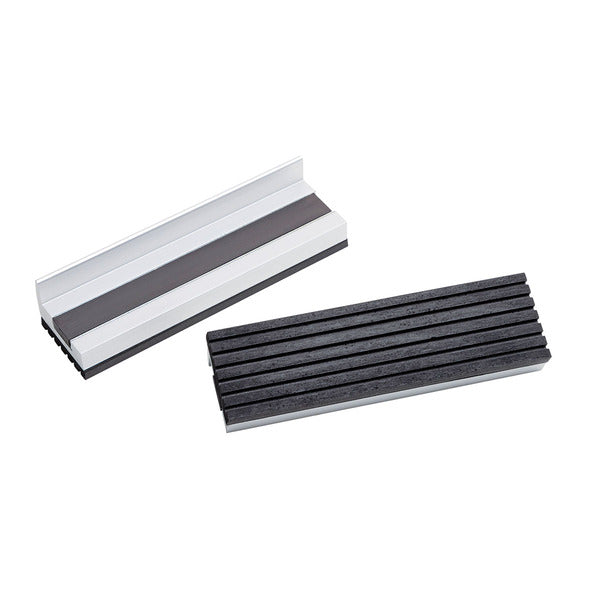 Yost Model MR-340 4 Inch Magnetic Aluminum Jaw Cap with Rubber Surface 