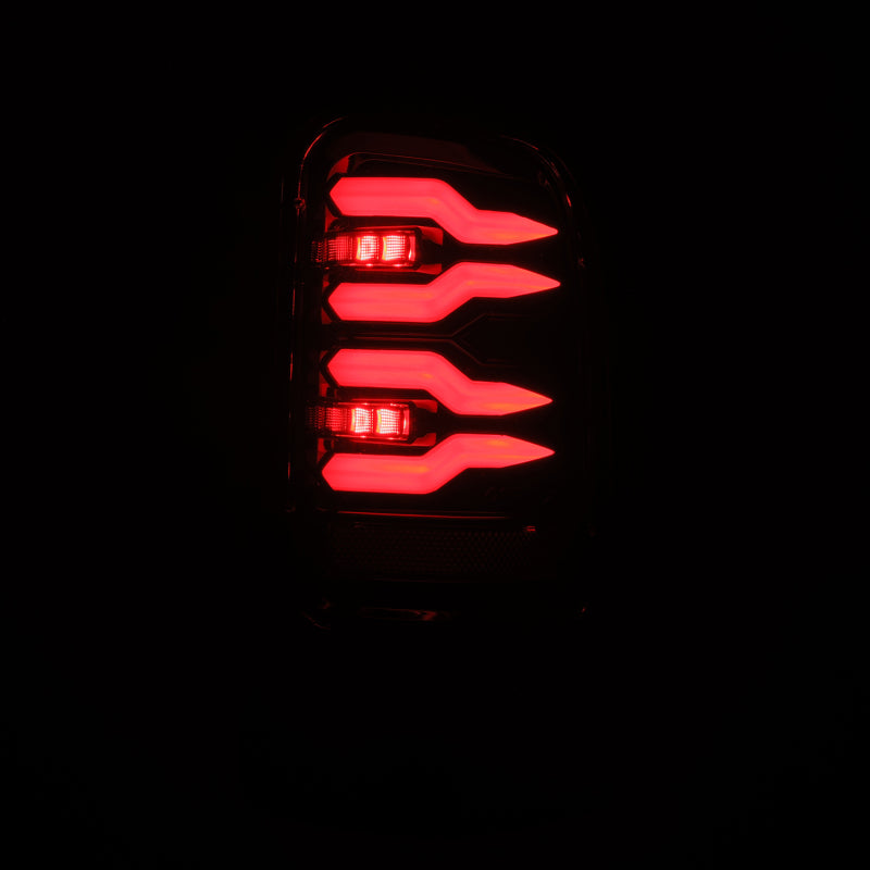 AlphaRex 94-01 Dodge Ram 1500/2500/3500 LUXX-Series LED Tail Lights - Alpha-Black - B2B Diesel & Gas Service