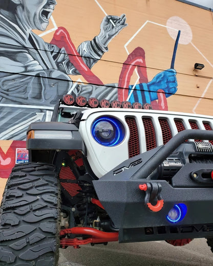 Oracle Oculus Bi-LED Projector Headlights for Jeep JL/Gladiator JT - w/ Simple Controller - B2B Diesel & Gas Service