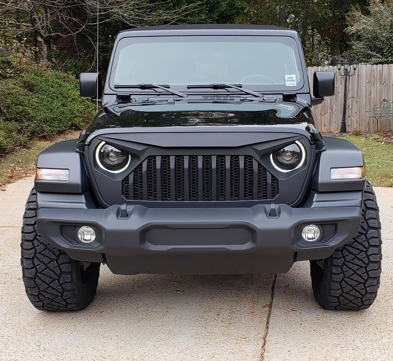 Oracle Jeep Wrangler JL Oculus Bi-LED Projector Headlights- Graphite Metallic - 5500K - B2B Diesel & Gas Service
