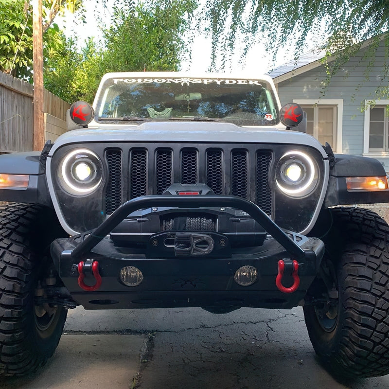 Oracle Jeep Wrangler JL Oculus Bi-LED Projector Headlights- Graphite Metallic - 5500K - B2B Diesel & Gas Service