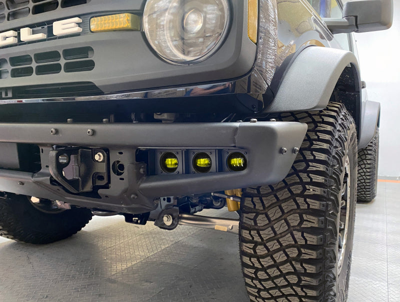 Oracle High 21-22 Ford Bronco Triple LED Fog Light kit for Steel Bumper - B2B Diesel & Gas Service