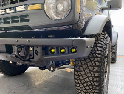 Oracle High 21-22 Ford Bronco Triple LED Fog Light kit for Steel Bumper - B2B Diesel & Gas Service