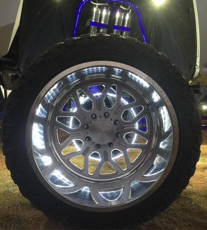 Oracle LED Illuminated Wheel Rings - ColorSHIFT - 15in. - ColorSHIFT No Remote - B2B Diesel & Gas Service