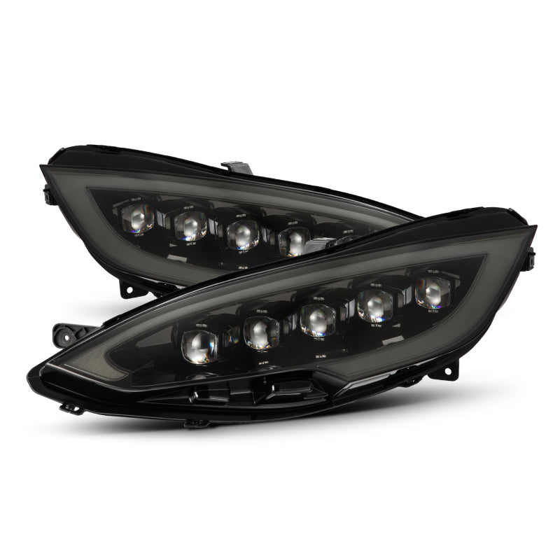 AlphaRex 12-21 Tesla Model S NOVA LED Proj Headlights Alpha-Black w/Actv Light & Seq.Sig / SB DRL - B2B Diesel & Gas Service
