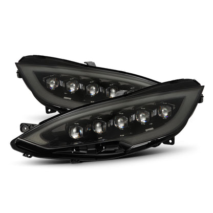 AlphaRex 12-21 Tesla Model S NOVA LED Proj Headlights Alpha-Black w/Actv Light & Seq.Sig / SB DRL - B2B Diesel & Gas Service
