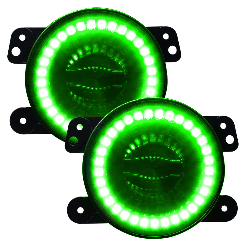 Oracle Jeep Wrangler JK/JL/JT High Performance W LED Fog Lights - w/o Controller - B2B Diesel & Gas Service