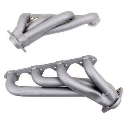BBK 79-93 Mustang 351 Swap Shorty Unequal Length Exhaust Headers - 1-5/8 Titanium Ceramic - B2B Diesel & Gas Service