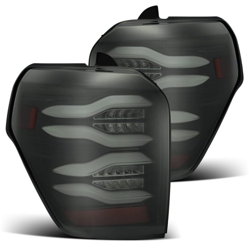 AlphaRex 10-21 Toyota 4Runner PRO-Series LED Tail Lights Jet Black - B2B Diesel & Gas Service
