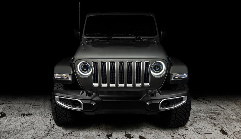 Oracle Jeep Wrangler JL Oculus Bi-LED Projector Headlights- Graphite Metallic - 5500K - B2B Diesel & Gas Service
