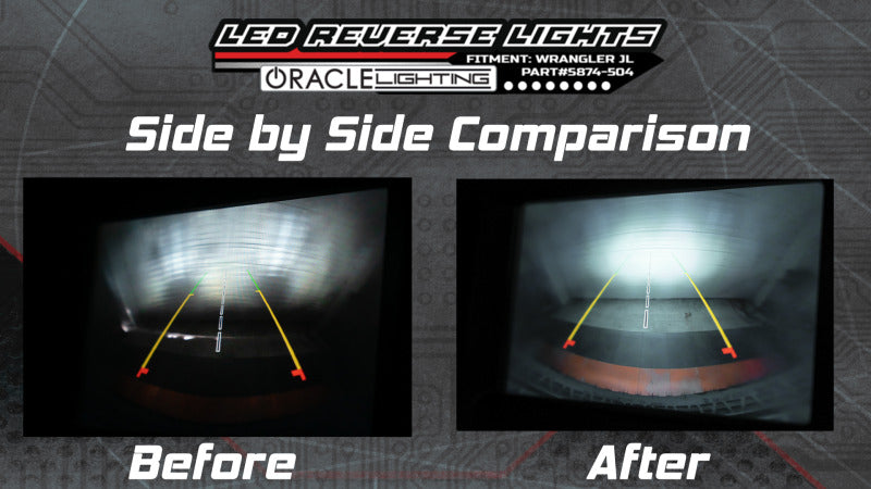 Oracle Rear Bumper LED Reverse Lights for Jeep Wrangler JL - 6000K - B2B Diesel & Gas Service