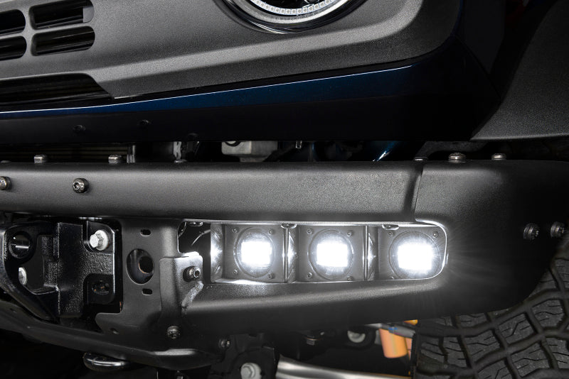 ORACLE Lighting 21-22 Ford Bronco Triple LED Fog Light Kit for Steel Bumper - White - B2B Diesel & Gas Service