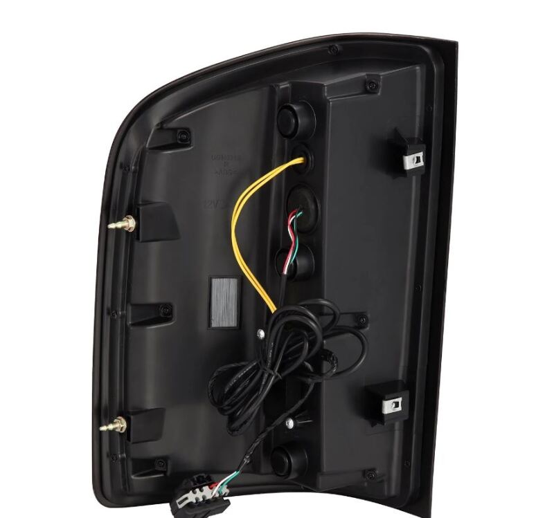 AlphaRex 07-14 Chevrolet Silverado 1500/2500HD/3500HD Luxx-Series LED Tail Lights Blk w/Smoked Lens - B2B Diesel & Gas Service