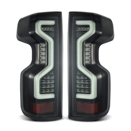 AlphaRex 19-23 Chevrolet Silverado 1500/2500HD/3500HD PRO-Series LED Tail Lights Jet Black - B2B Diesel & Gas Service