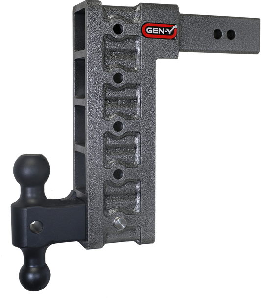MEGA-DUTY 2.5" Shank 12" Drop 3K TW 21K Hitch & GH-061 Dual-Ball GH-615 - B2B Diesel and Gas Service