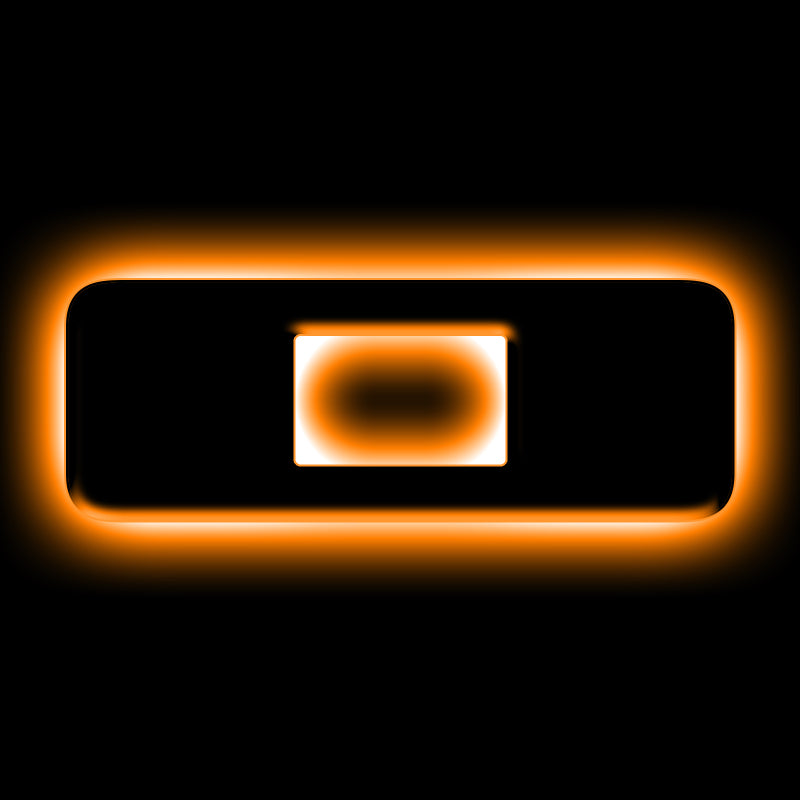 ORACLE Lighting Universal Illuminated LED Letter Badges - Matte Blk Surface Finish - O - B2B Diesel & Gas Service
