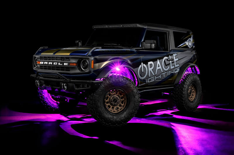 Oracle Underbody RGB+W Wheel Well Rock Light Kit - 8 PCS - ColorSHIFT - B2B Diesel & Gas Service