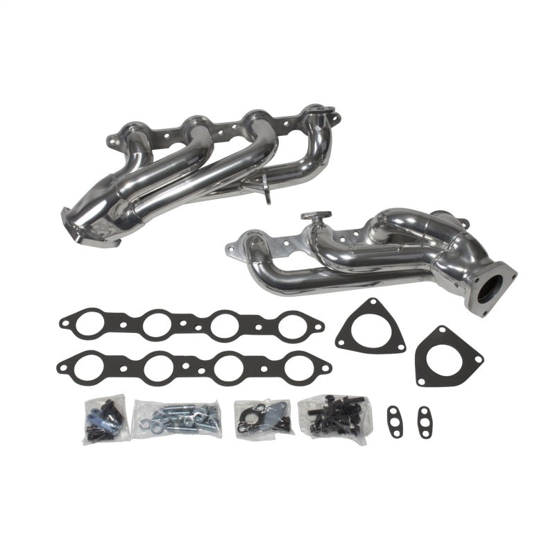 BBK 99-04 GM Truck SUV 4.8 5.3 Shorty Tuned Length Exhaust Headers - 1-3/4 Titanium Ceramic - B2B Diesel & Gas Service