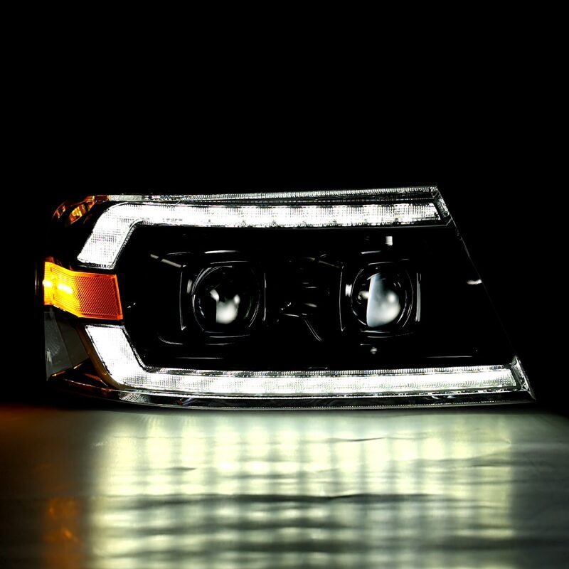AlphaRex 04-08 Ford F150 Chrome LUXX Series Projector headlights - B2B Diesel & Gas Service