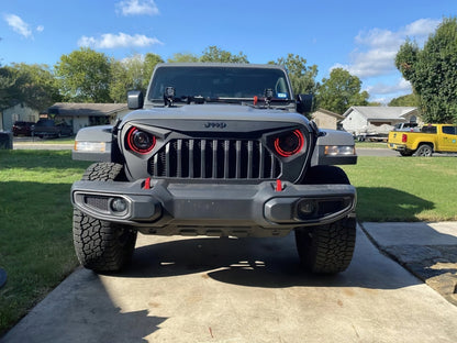 Oracle Oculus Bi-LED Projector Headlights for Jeep JL/Gladiator JT - w/ Simple Controller - B2B Diesel & Gas Service