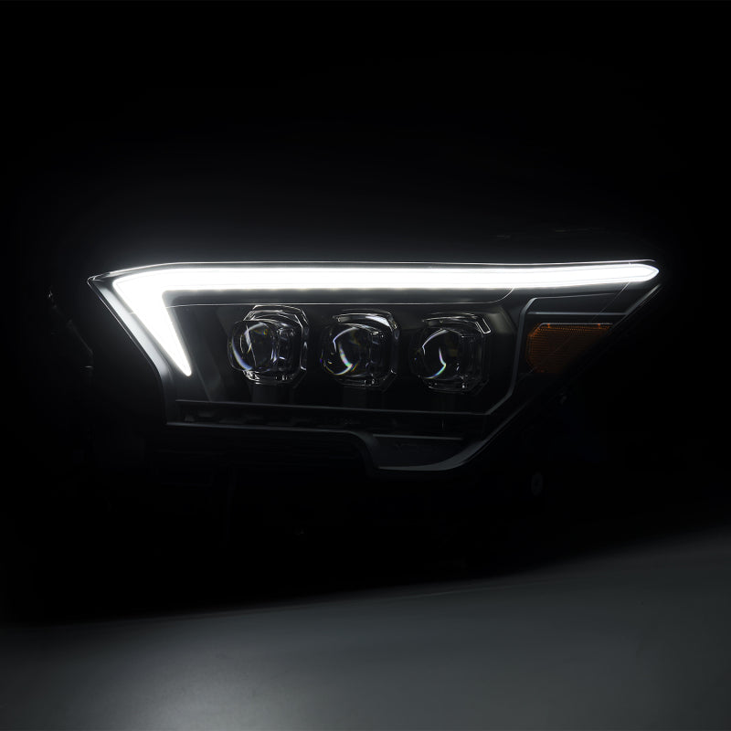 AlphaRex 2023+ Toyota Tacoma NOVA-Series LED Proj Headlights Black w/Actv Light & Seq. Sig + DRL - B2B Diesel & Gas Service