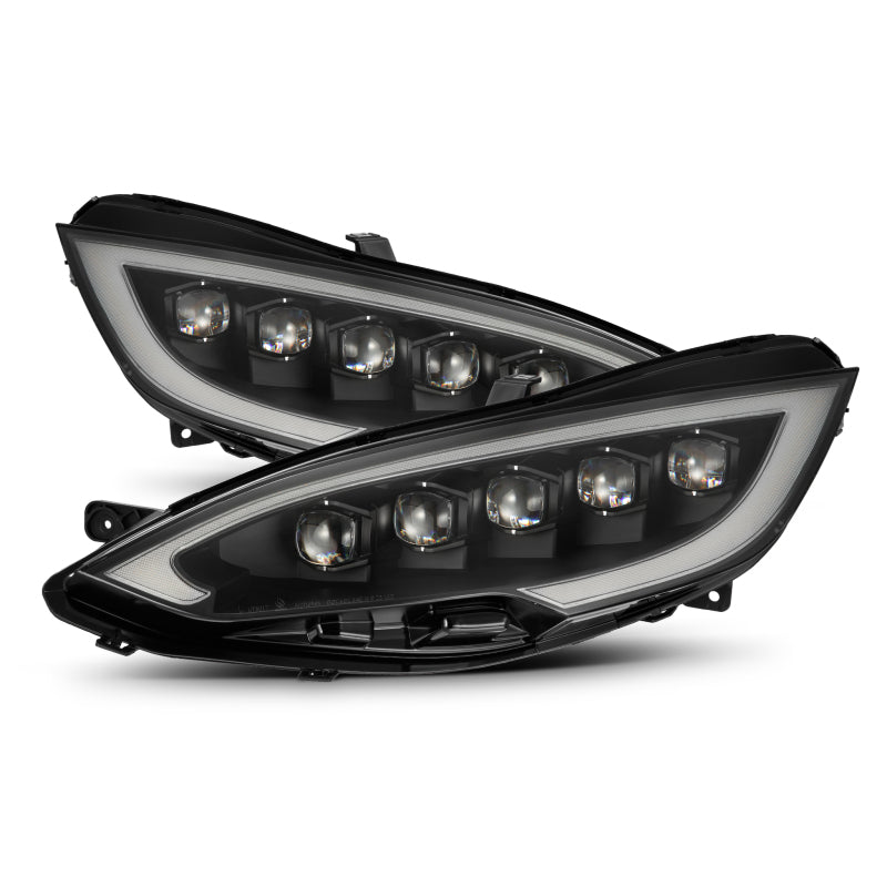 AlphaRex 12-21 Tesla Model S NOVA-Series LED Proj Headlights Blk w/Activtn Light & Seq.Sig / SB DRL - B2B Diesel & Gas Service