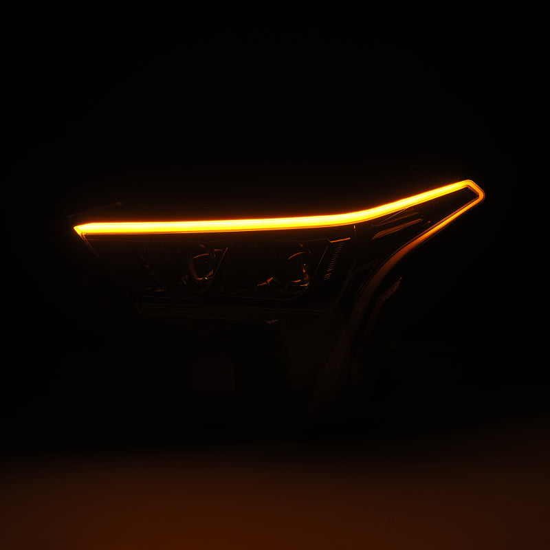 AlphaRex 22-23 Toyota Tundra LUXX-Series Headlights Alpha-Black w/Amber DRL - Req 810029 OR 810030 - B2B Diesel & Gas Service