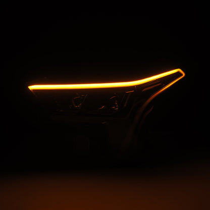 AlphaRex 22-23 Toyota Tundra LUXX-Series Headlights Alpha-Black w/Amber DRL - Req 810029 OR 810030 - B2B Diesel & Gas Service