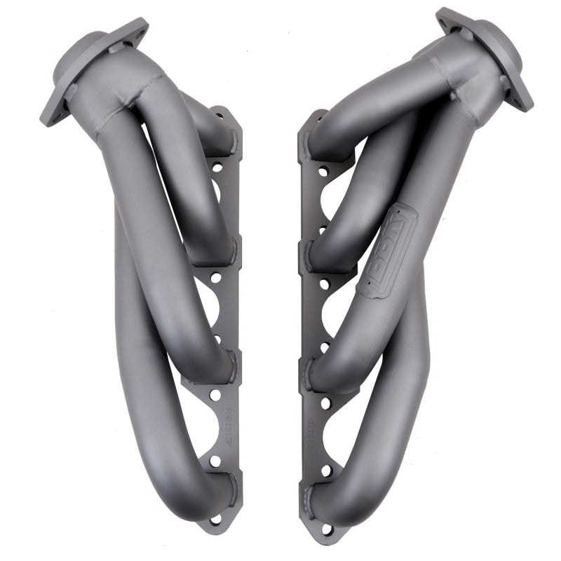BBK 79-93 Mustang 5.0 Shorty Unequal Length Exhaust Headers - 1-5/8 Titanium Ceramic - B2B Diesel & Gas Service