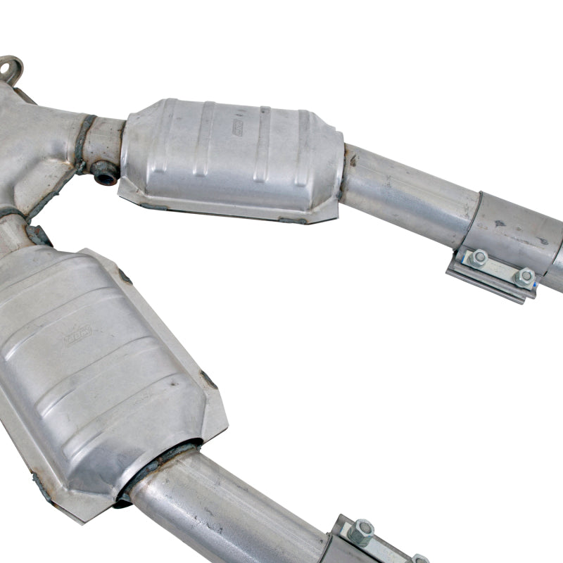 BBK 99-04 Mustang 4.6 GT / Cobra High Flow X Pipe With Catalytic Converters - 2-1/2 - B2B Diesel & Gas Service