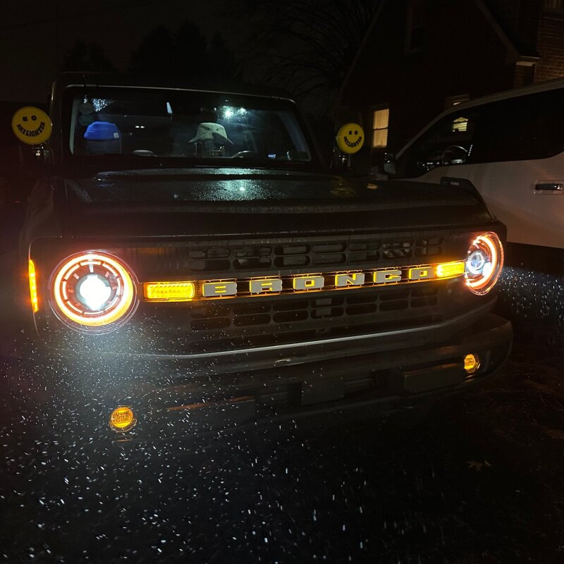 Oracle 2021+ Ford Bronco Oculus Bi-LED Projector Headlights - ColorSHIFT LED - B2B Diesel & Gas Service