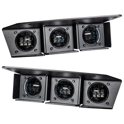 ORACLE Lighting 21-22 Ford Bronco Triple LED Fog Light Kit for Steel Bumper - White - B2B Diesel & Gas Service