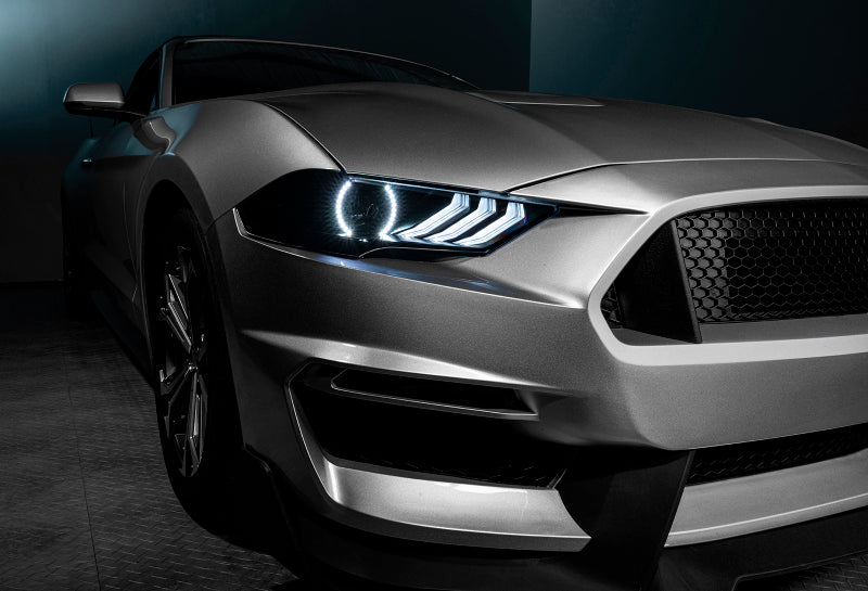 Oracle Lighting 18-23 Ford Mustang Dynamic ColorSHIFT LED Headlights - Black Series - B2B Diesel & Gas Service