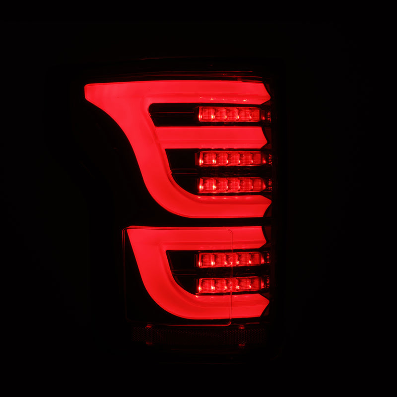 AlphaRex 15-20 Ford F150 Luxx-Series LED Tail Lights Alpha-Black - B2B Diesel & Gas Service