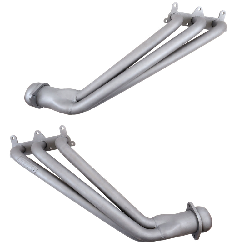BBK 10-11 Camaro V6 Long Tube Exhaust Headers With Converters - 1-5/8 Chrome - B2B Diesel & Gas Service