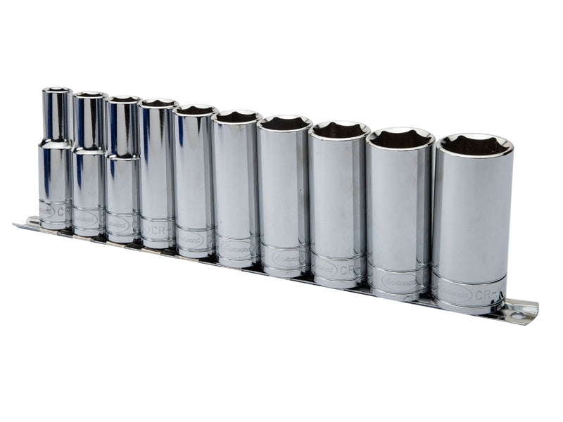 Eastwood 10pc - 1/2 Inch Drive SAE Deep Socket Set 