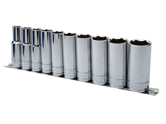 Eastwood 10pc - 1/2 Inch Drive SAE Deep Socket Set 
