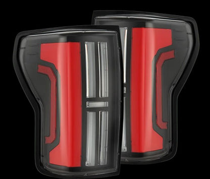 AlphaRex 07-13 Toyota Tundra Nova-Series LED Tail Lights - Black Red - B2B Diesel & Gas Service