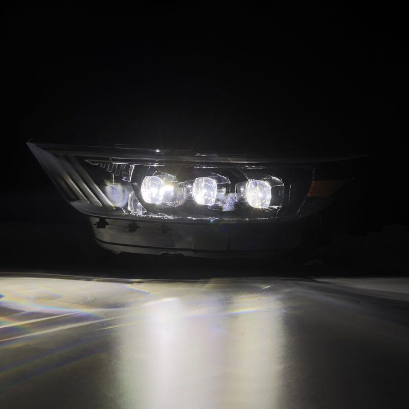AlphaRex 15-17 Ford Mustang NOVA LED Proj HL Alpha-Black w/Activ Light/Seq. Signal + Switchback DRL - B2B Diesel & Gas Service