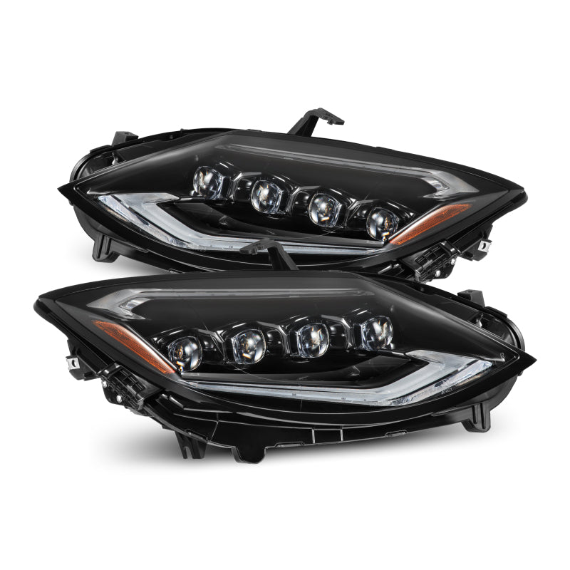 AlphaRex 23-24 Nissan Z NOVA-Series LED Projector Headlights Alpha-Blk w/Activation Light & Seq.Sig - B2B Diesel & Gas Service