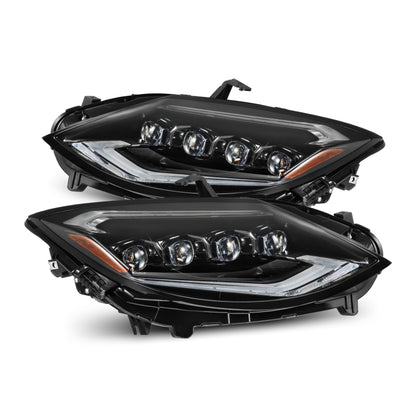 AlphaRex 23-24 Nissan Z NOVA-Series LED Projector Headlights Alpha-Blk w/Activation Light & Seq.Sig - B2B Diesel & Gas Service
